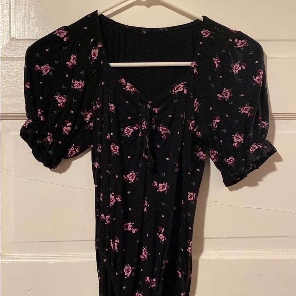 Floral print bodysuit